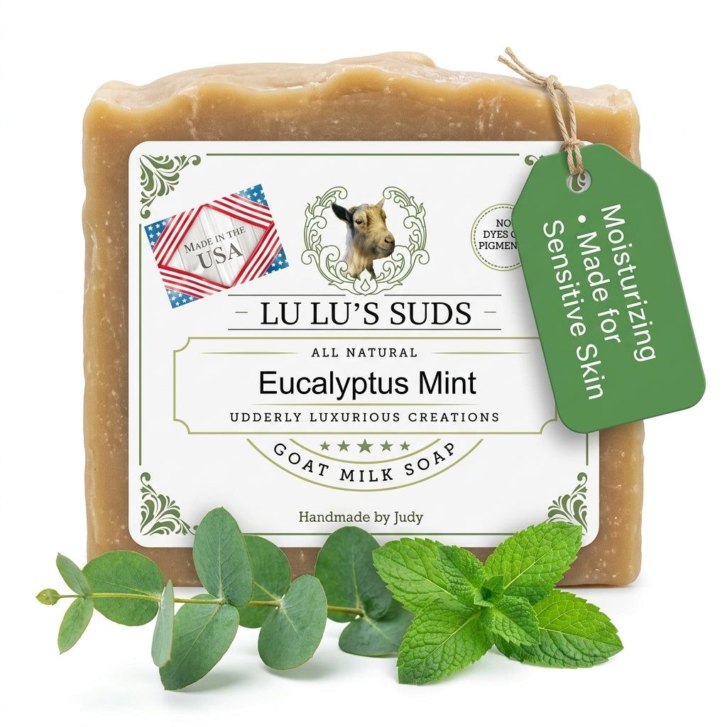 Eucalyptus Mint Goat Milk Soap 5 oz.