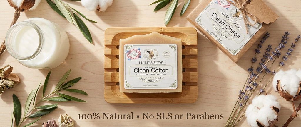 Clean Cotton Goat Milk Soap 5 oz.