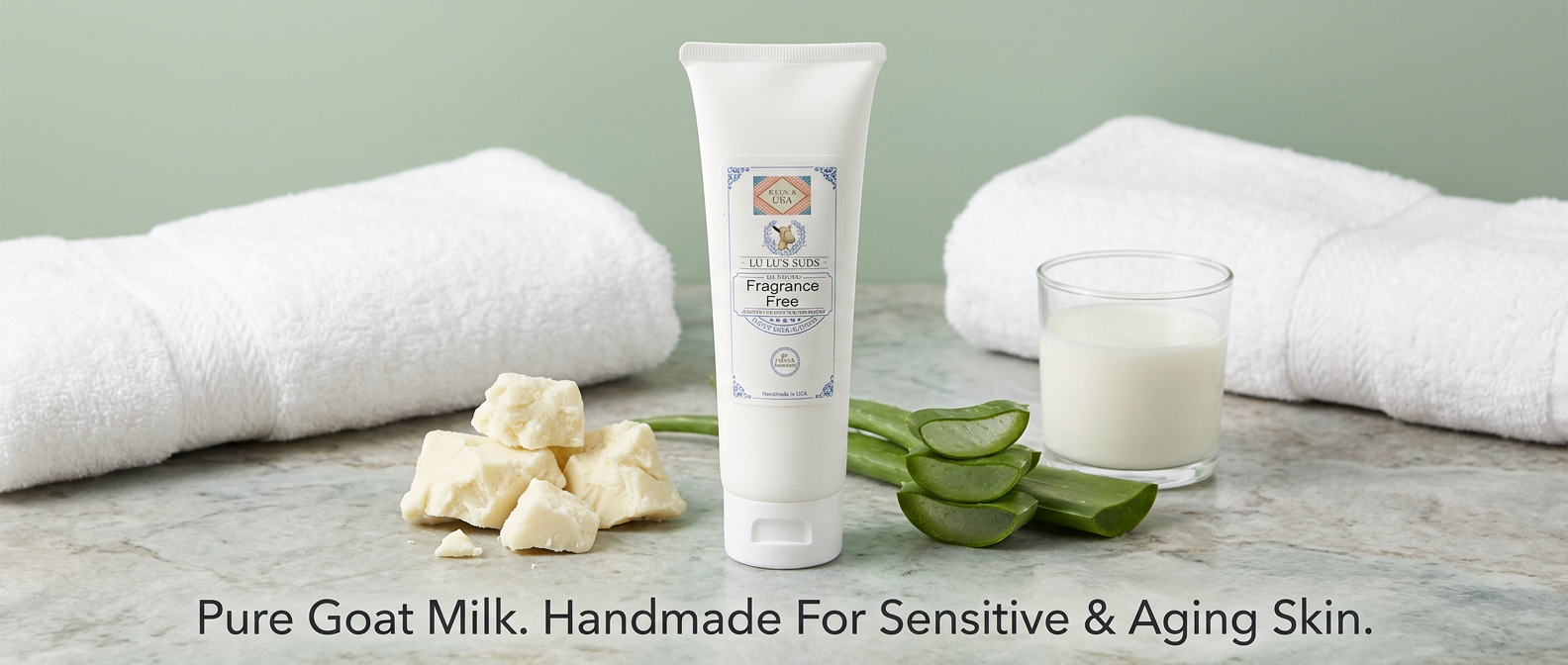 Fragrance Free Goat Milk Lotion 8 oz.