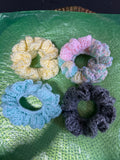 Handmade Crochet Scrunchies - Set of 4