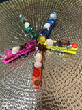 Beaded Clothespin Magnets