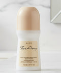 Avon Far Away roll-on deodorant on a white background