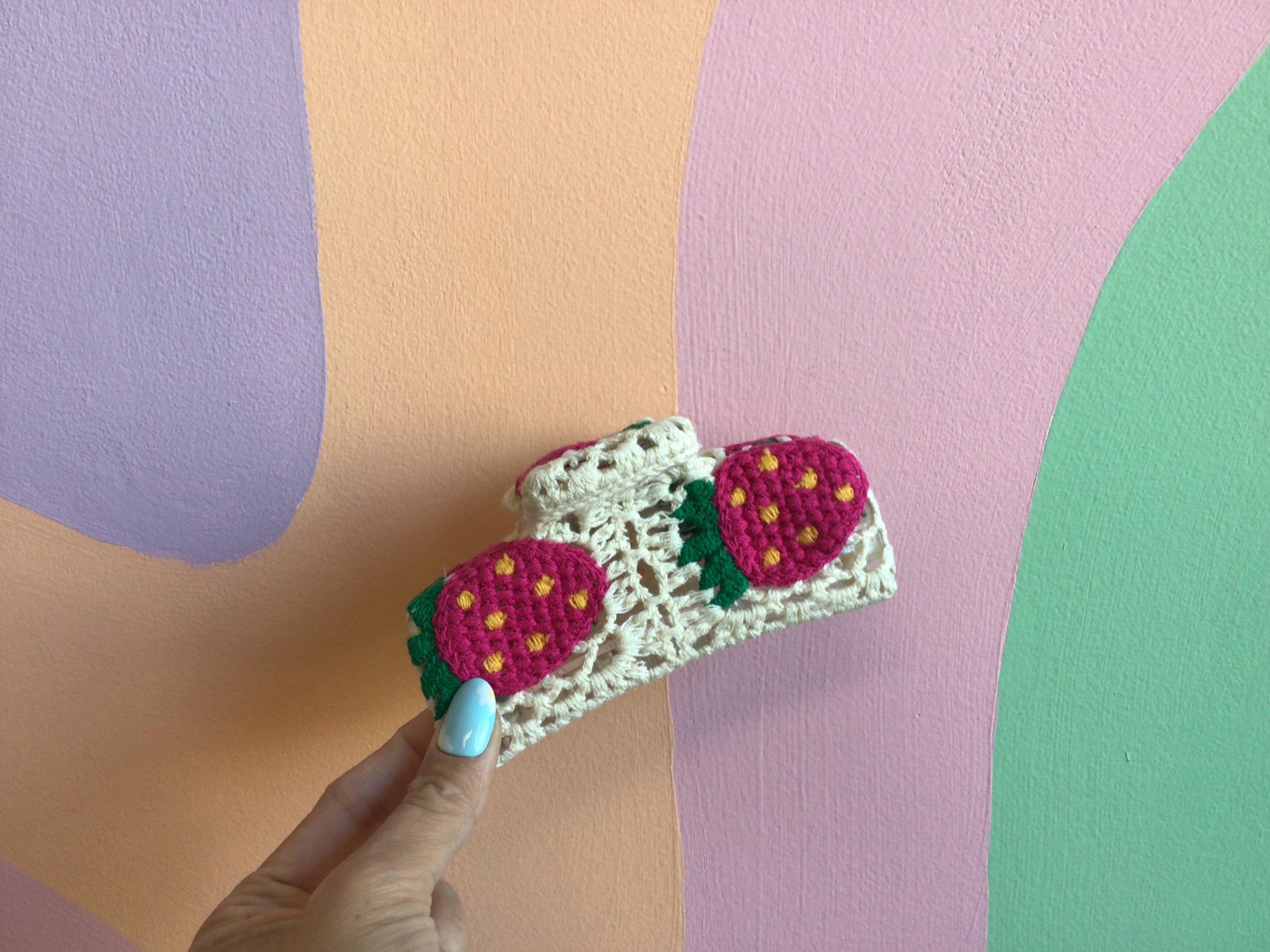 Crocheted Hair Claw