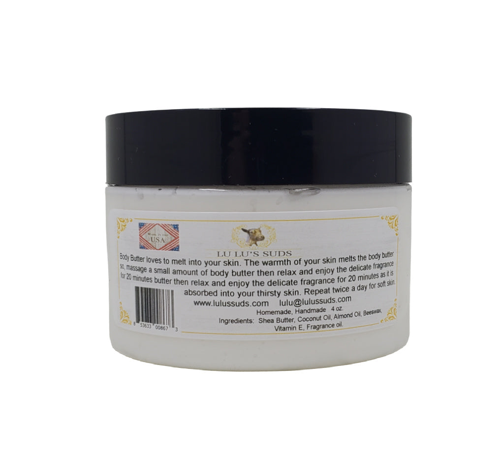 Jasmine Coconut Shea Body Butter 4 oz.