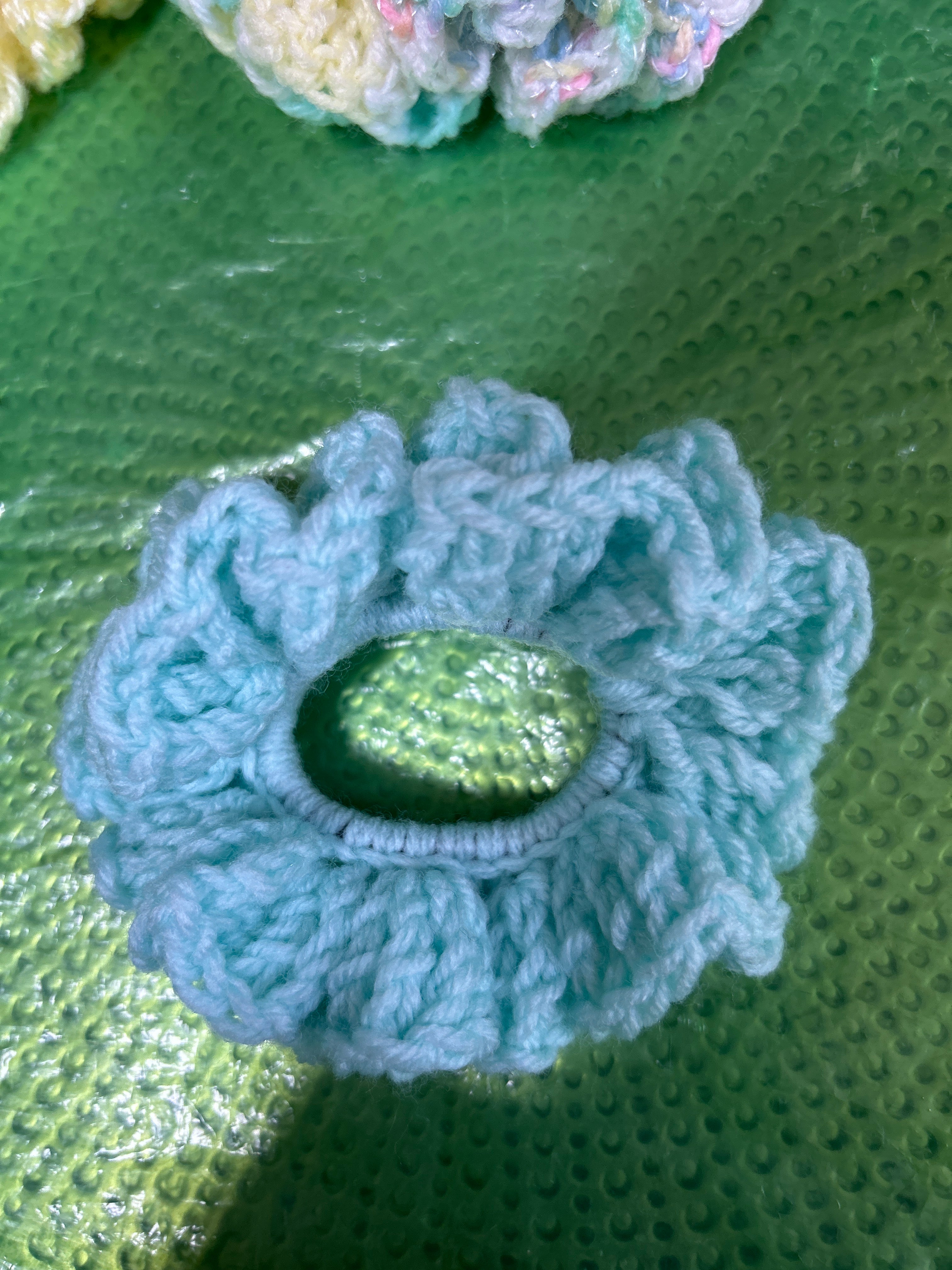 Handmade Crochet Scrunchies - Set of 4