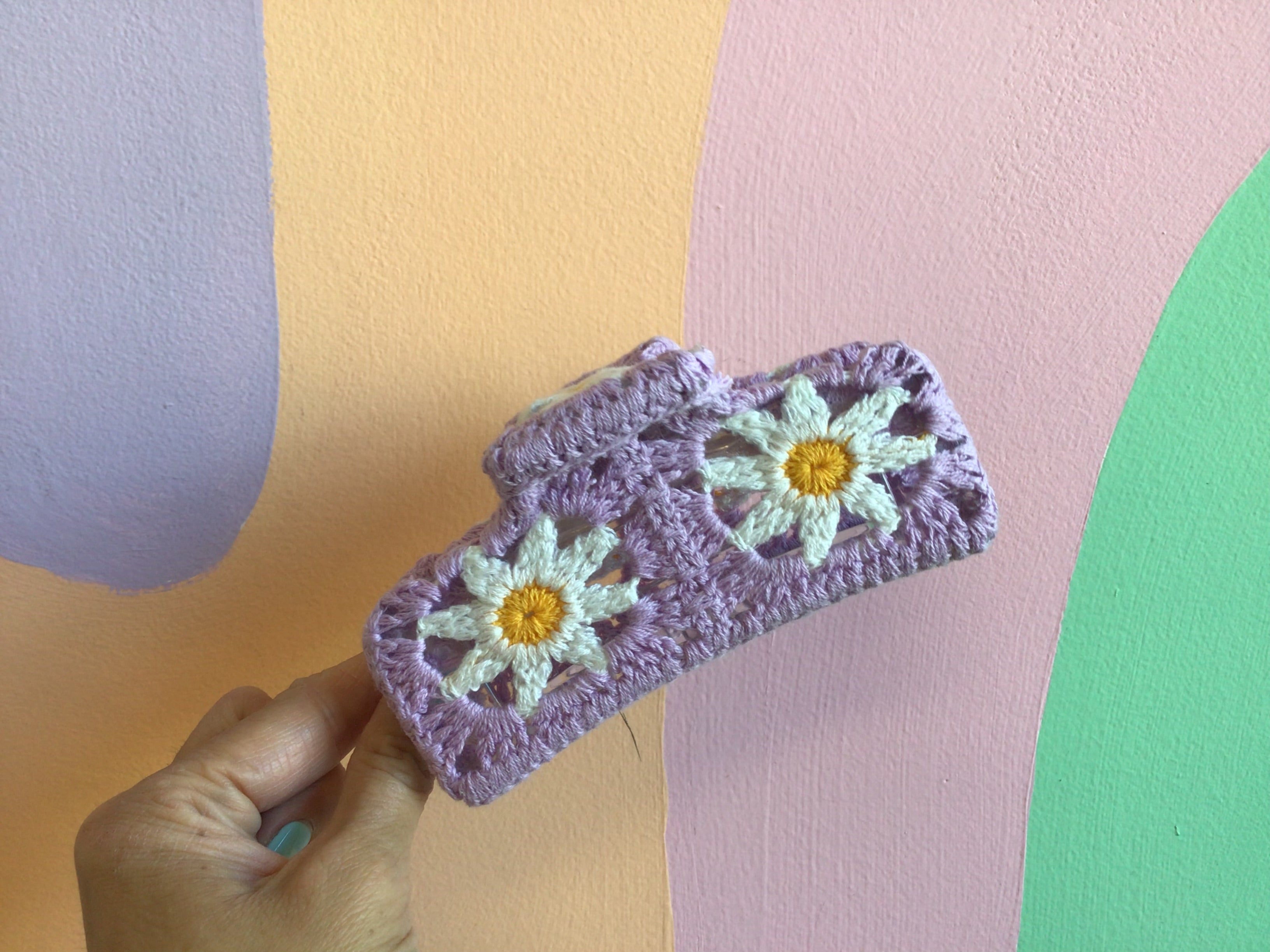 Crocheted Hair Claw