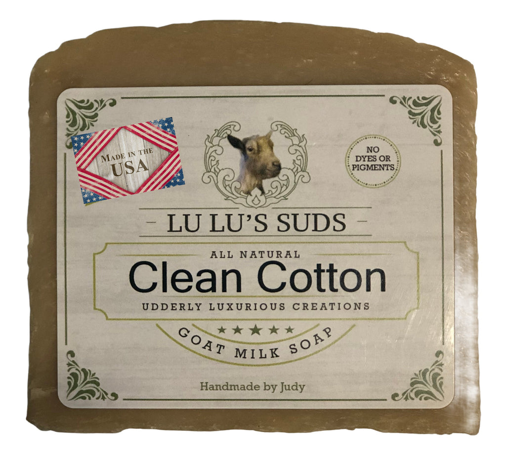 Clean Cotton Goat Milk Soap 5 oz.