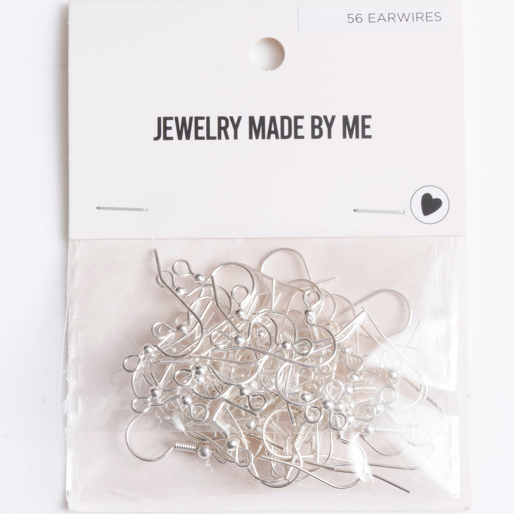 Silver French Ear Wire Earring Hooks 56pc Assortment