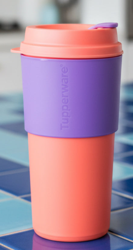 Tupperware Plastic Tumbler - 490ml (Pink)