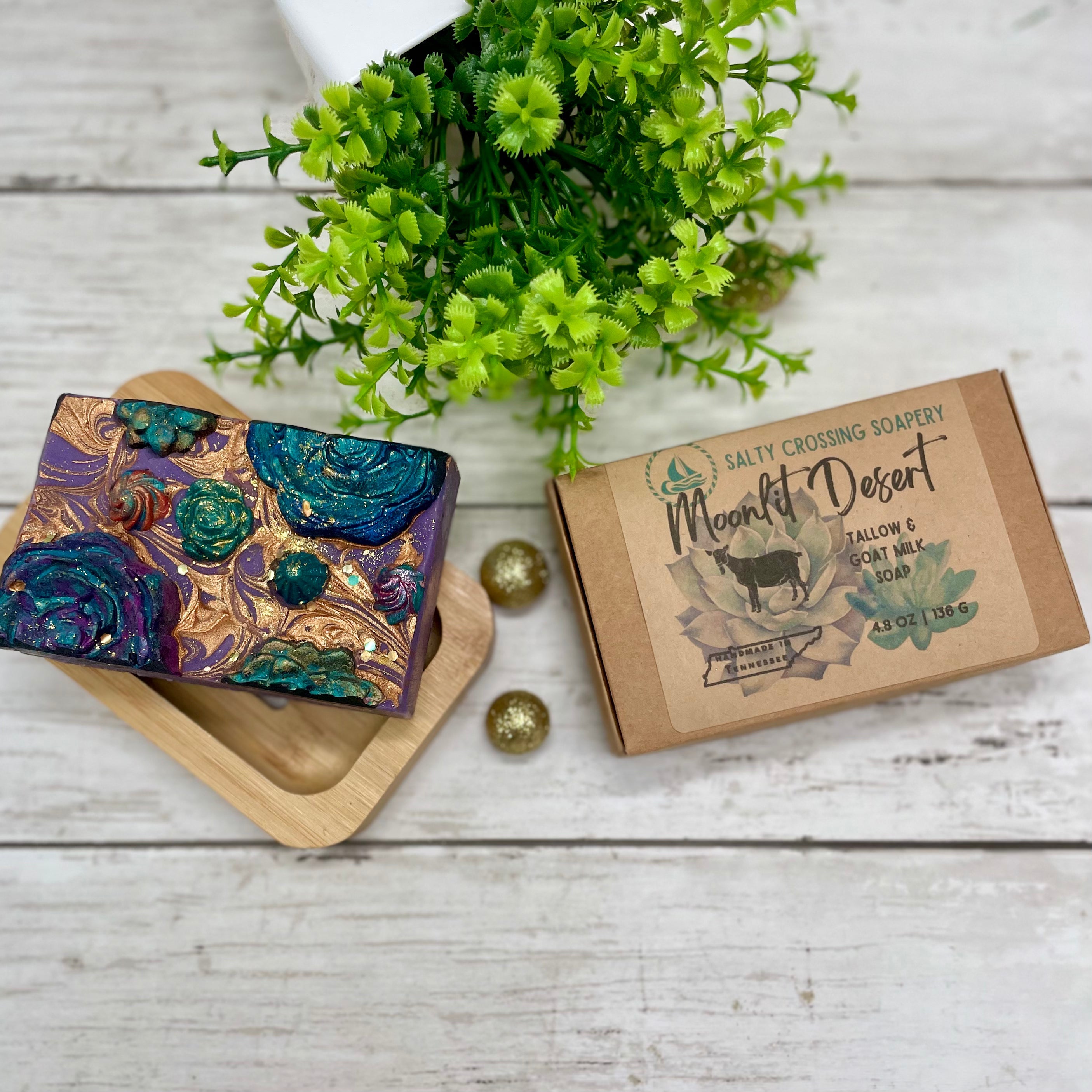 Moonlit Desert Soap Bar with Tallow and Goat Milk