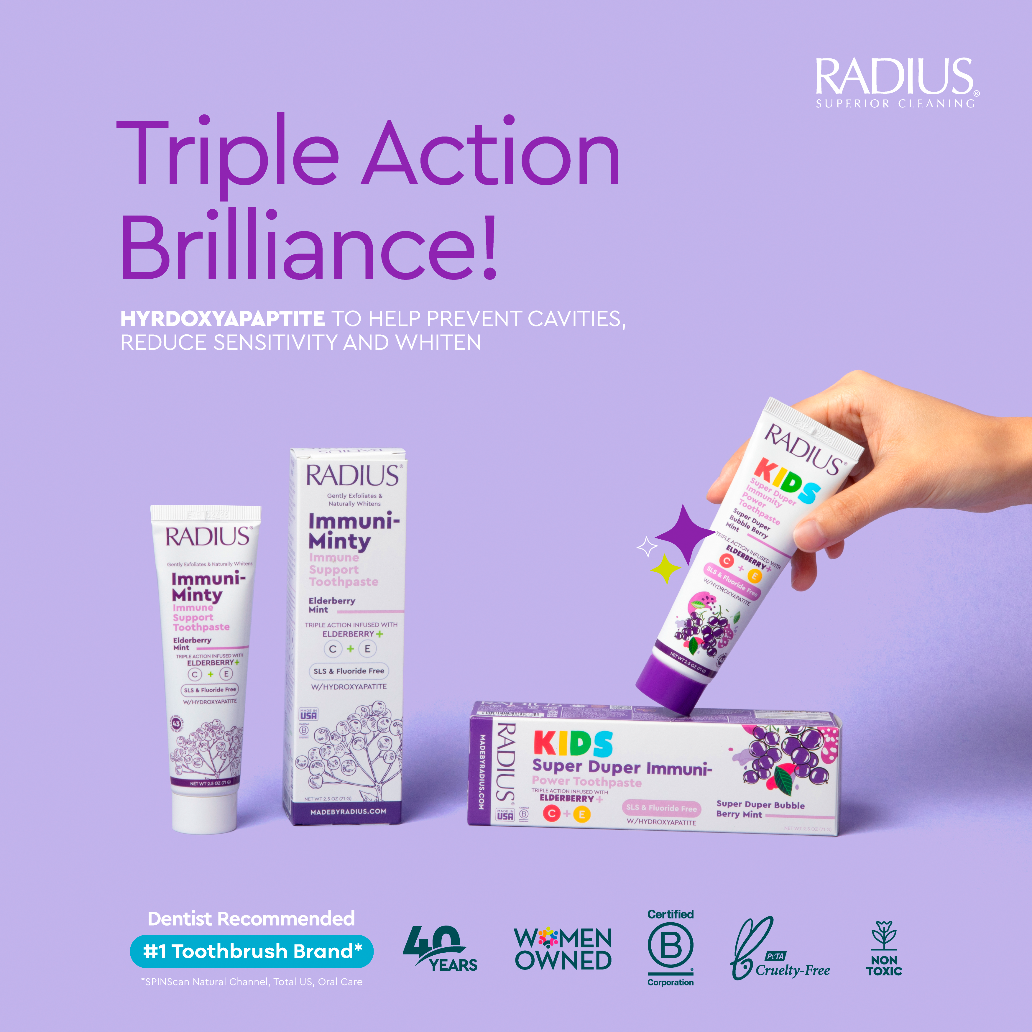 Super Duper Immune Support Toothpaste for Kids