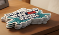 Sticker with text 'DON'T WORRY YOU RN GOOD HANDS' on a white background