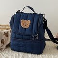 Insulated Double Level Cooler Lunch Bag