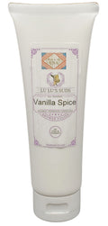 Tube of Lulu's Suds Vanilla Spice body wash on a white background