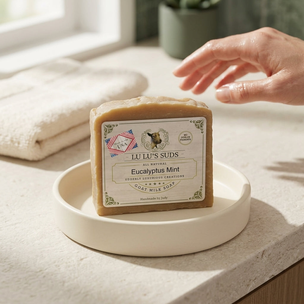 Eucalyptus Mint Goat Milk Soap 5 oz.