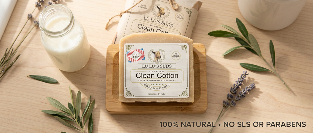 Clean Cotton Goat Milk Soap 5 oz.