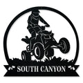 ATV Monogram Metal Sign