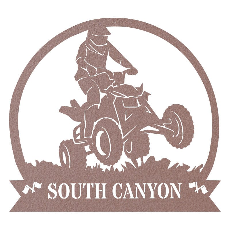 ATV Monogram Metal Sign