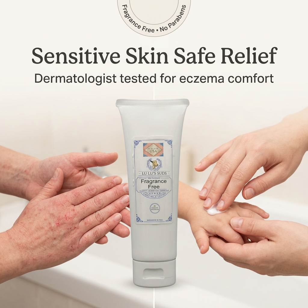 Fragrance Free Goat Milk Lotion 8 oz.