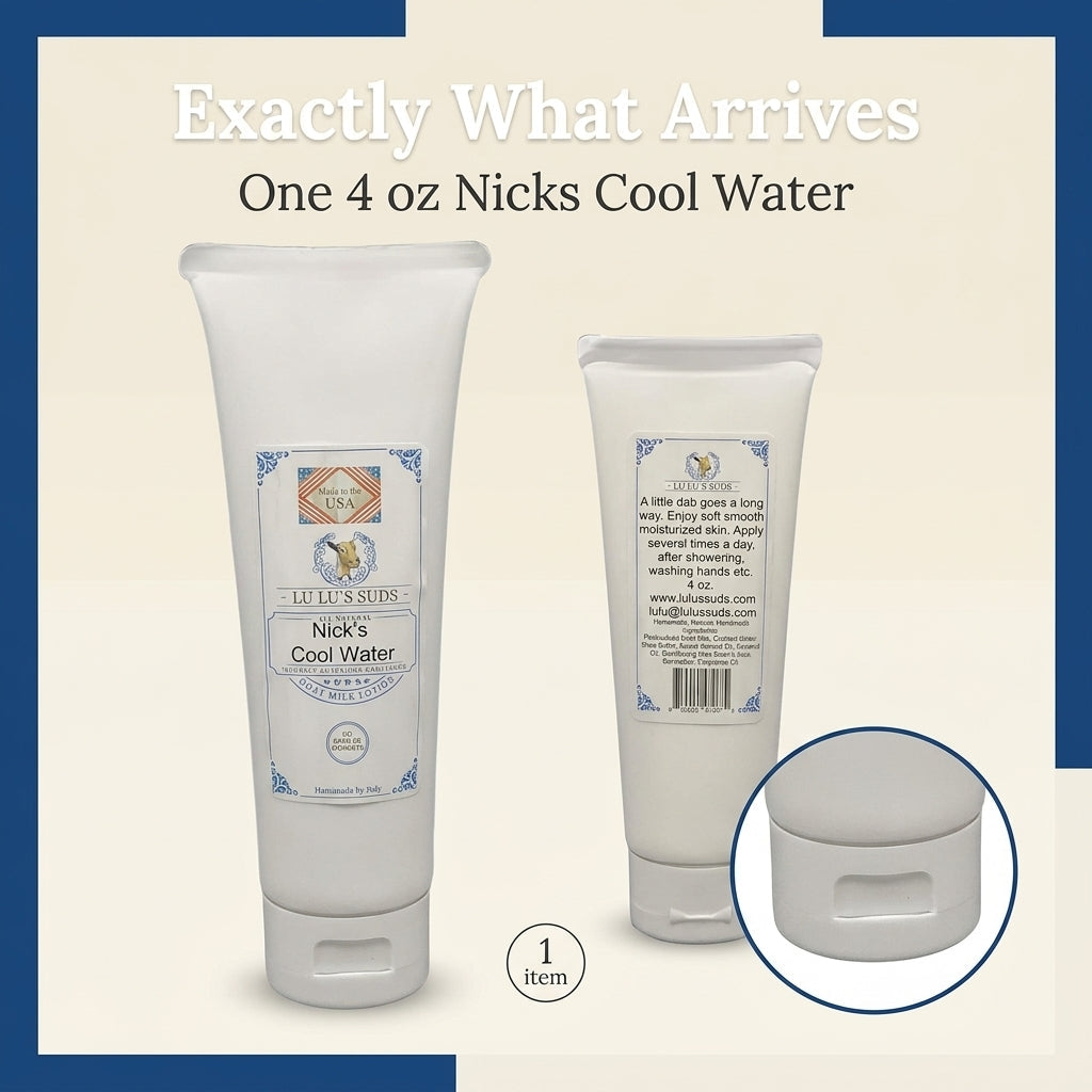Nick's Cool Water Goat Milk Lotion 8 oz.