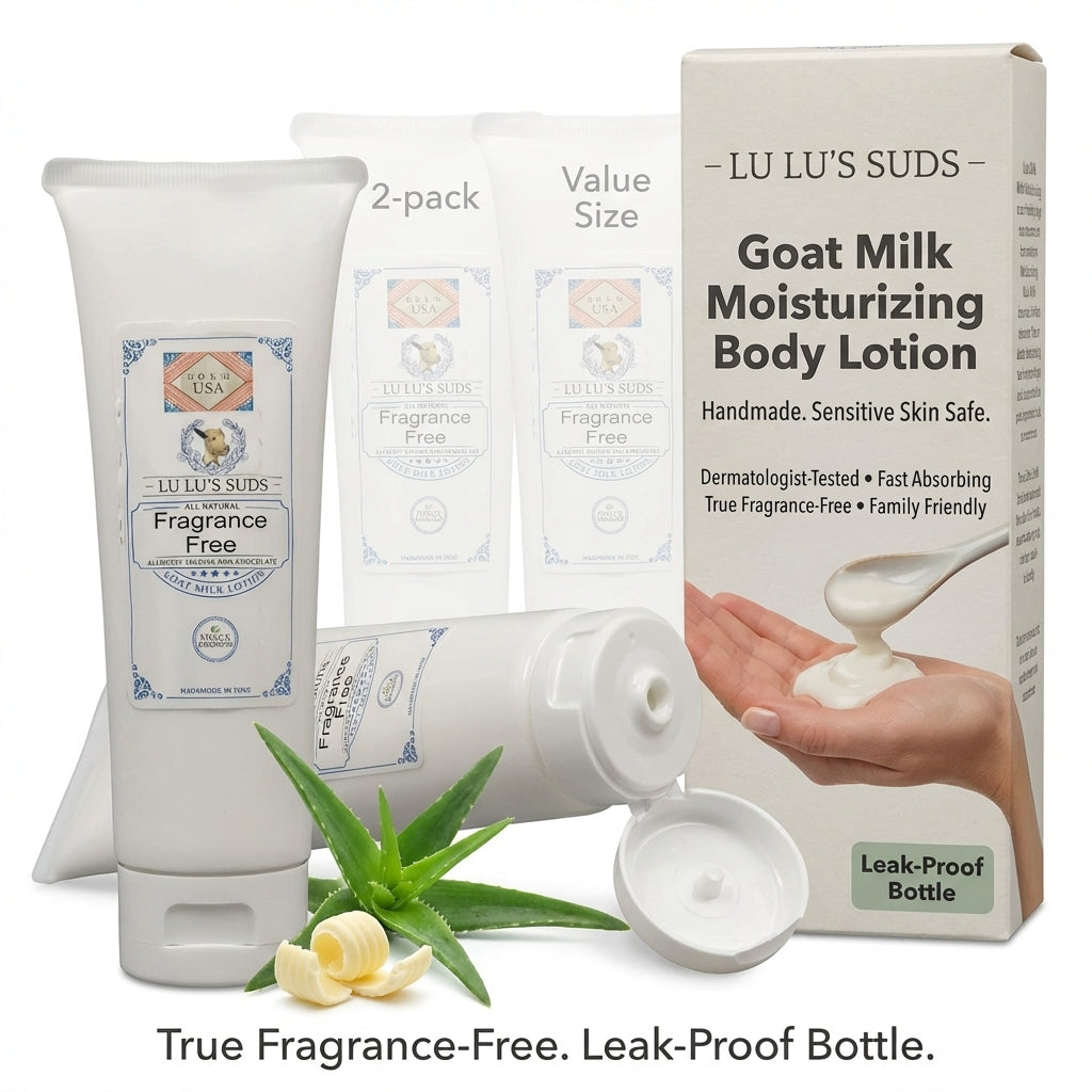 Fragrance Free Goat Milk Lotion 8 oz.