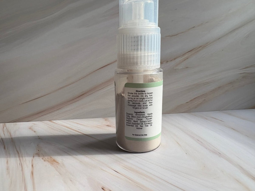 Eucalyptus & Cedarwood Dry Shampoo – Volumizing Powder Cleanser