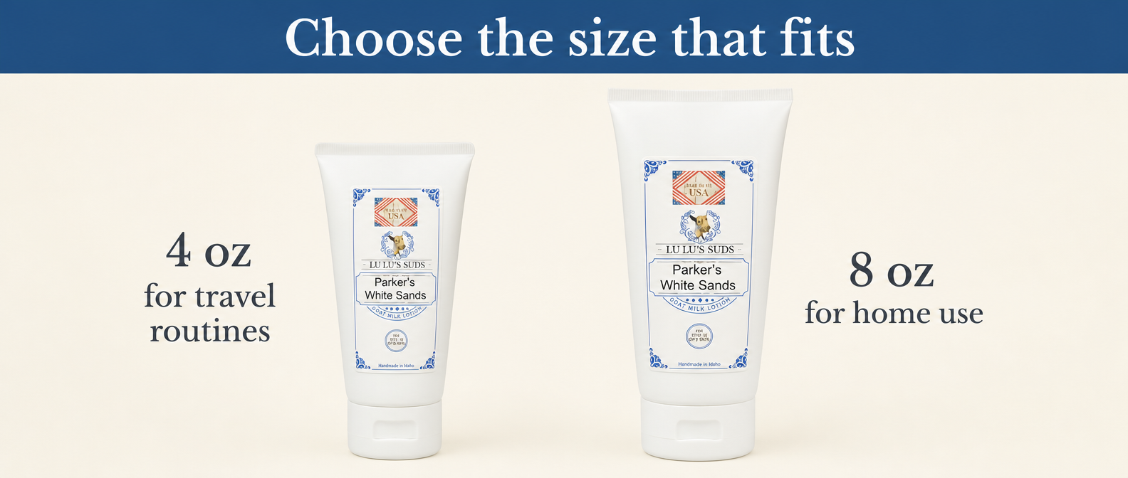 Parker's White Sands Goat Milk Lotion 4 oz.