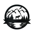 Great Outdoor Moose Monogram