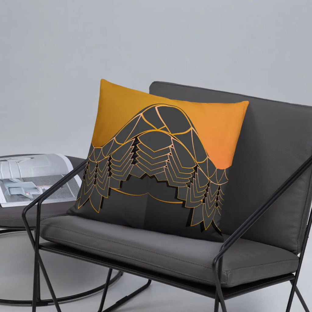 Golden Pattern Throw Pillows – Concealed Zipper - Dipaliz