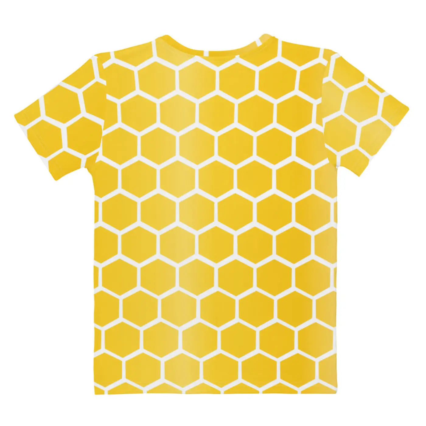 Bee Hive Pattern T-shirt – Hive Pattern Yellow - Dipaliz