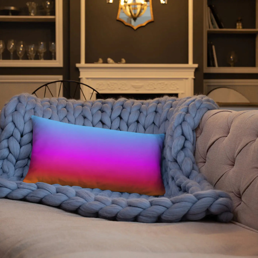 Colorful Petals Throw Pillow – Insert Included - Dipaliz