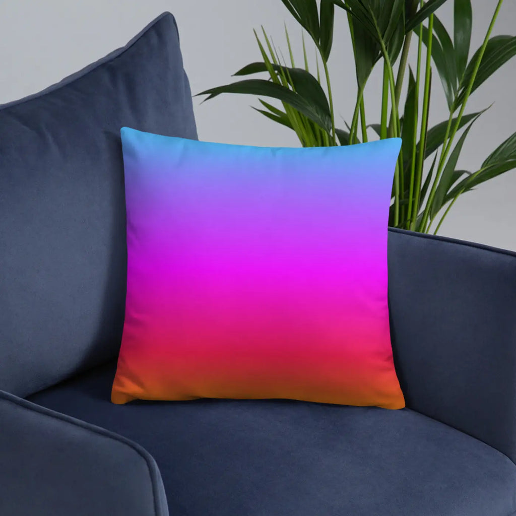 Colorful Petals Throw Pillow – Insert Included - Dipaliz