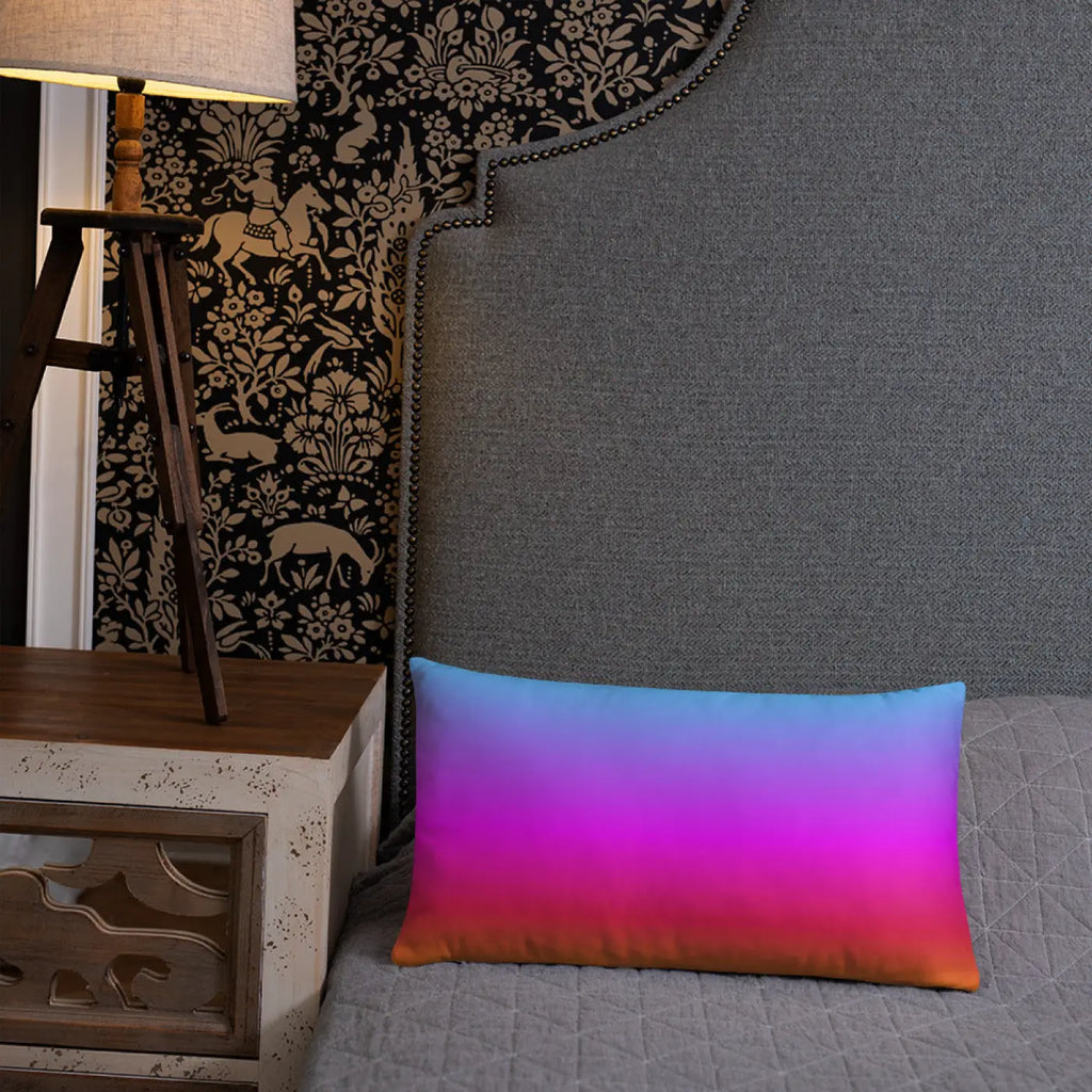 Colorful Petals Throw Pillow – Insert Included - Dipaliz