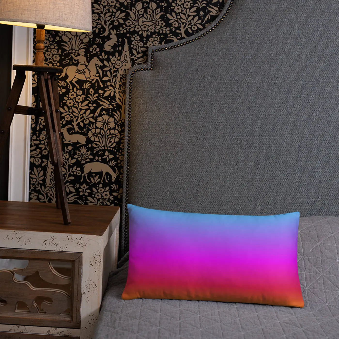 Colorful Petals Throw Pillow – Insert Included - Dipaliz