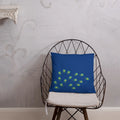 Graphic Peacock Pillow – Insert Included - Dipaliz