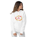 Hello Autumn Hoodie – Organic Unisex Eco Raglan - Dipaliz