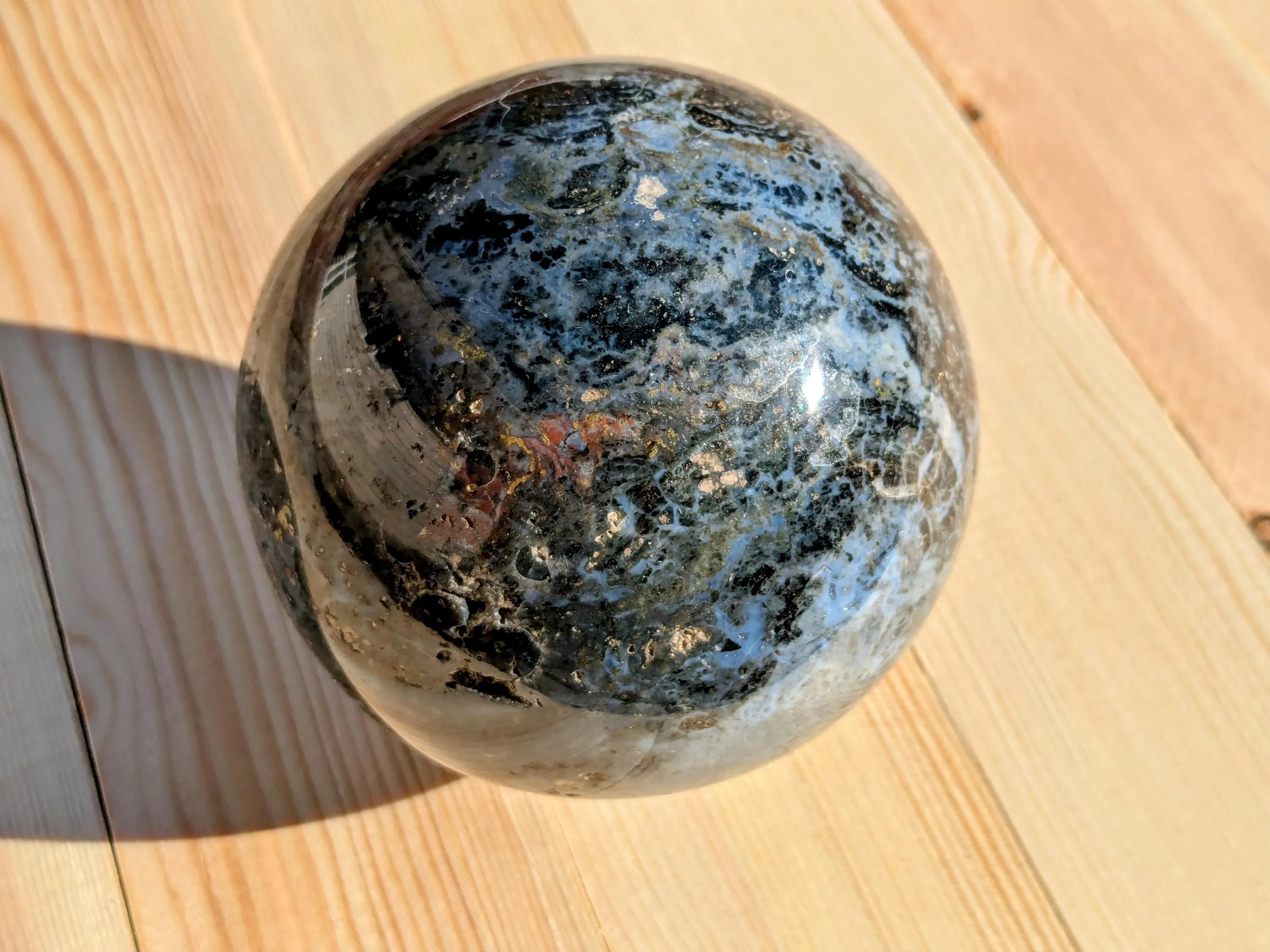 Unique Ocean Jasper Statement Sphere