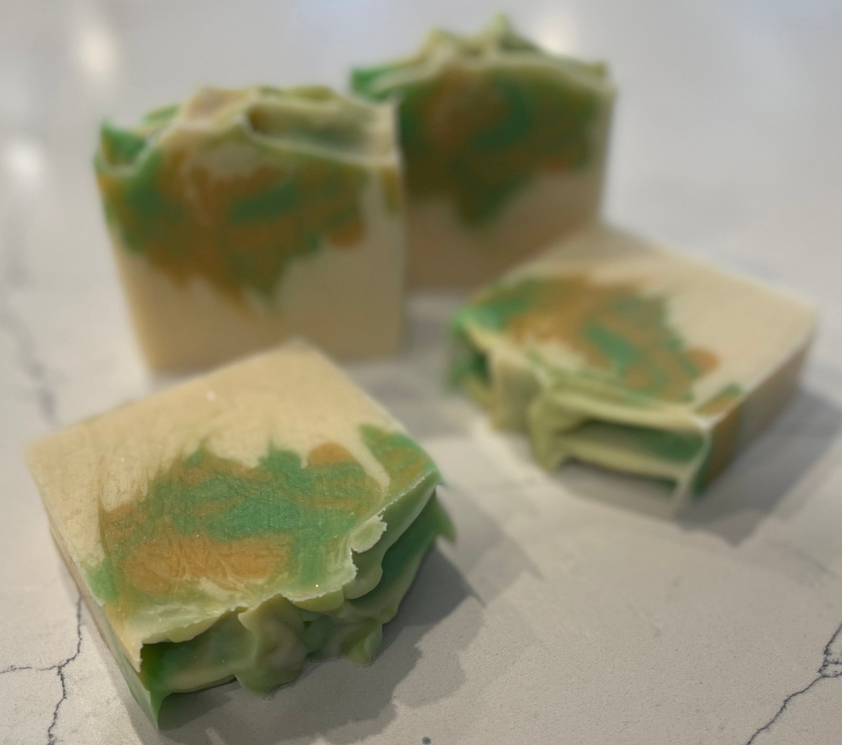 Coconut Lime Verbana Luxury Handmade Soap with coconut milk