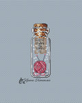 Knitting Yarn Bottle on Plastic Canvas  - PDF Counted Cross Stitch Pattern-0