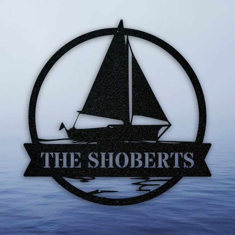 Personalized Sailboat Monogram