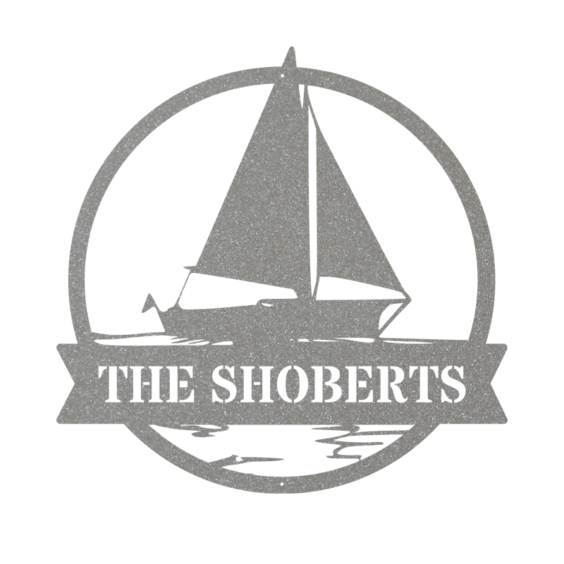 Personalized Sailboat Monogram