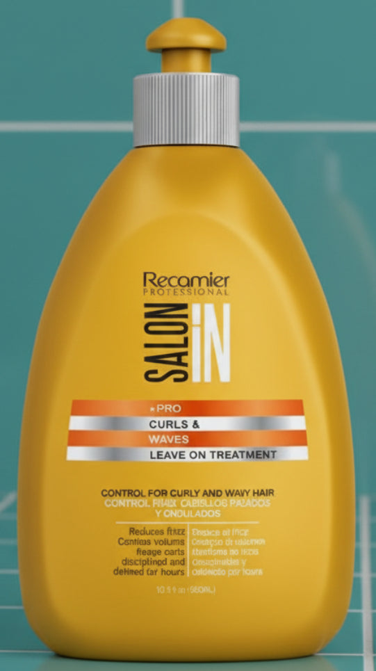 Recamier Leave-on Moisturizing Conditioner for Curly Hair Recamier Professional Salon in Acondicionador Sin enjuague para Cabello Rizado