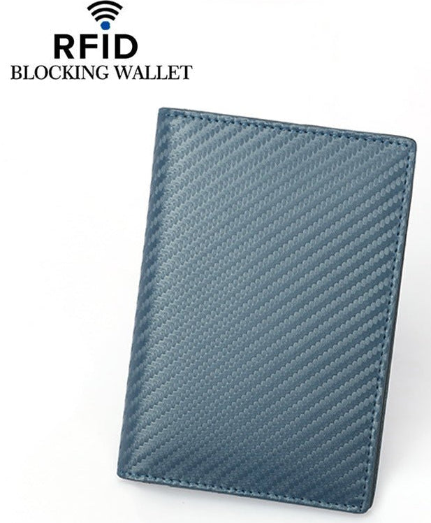 RFID Shielded Passport Wallet – Waterproof PU Travel Organizer