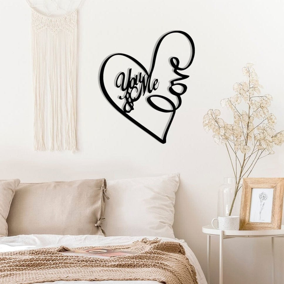 You and Me Love - Metal Sign